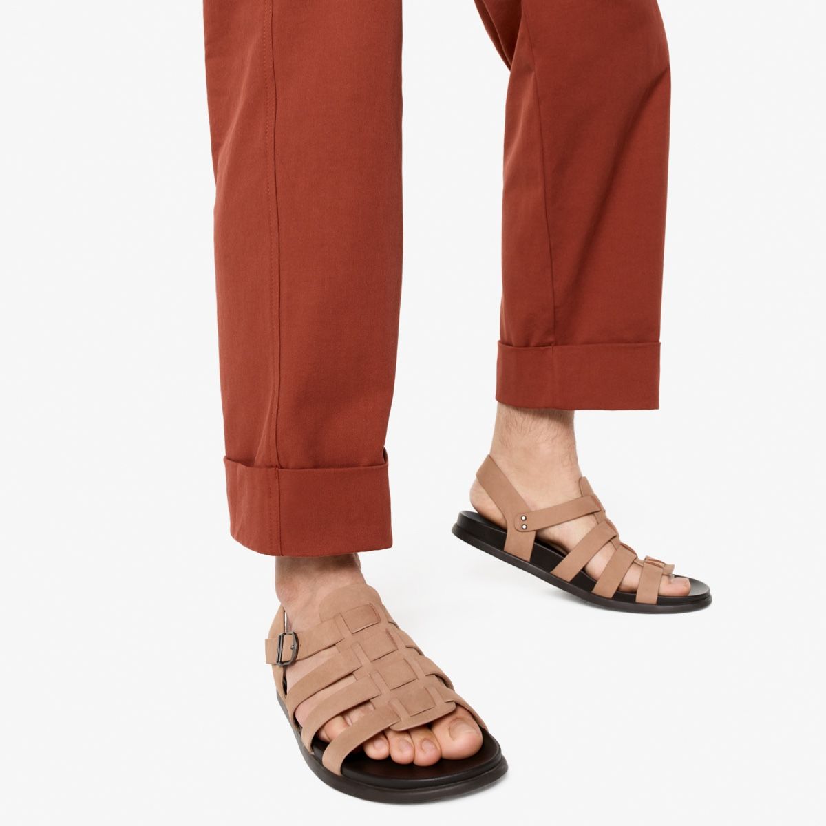 Canal Light Brown Men Sandals & Slides