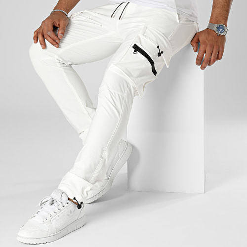 Pantalon Cargo Blanc