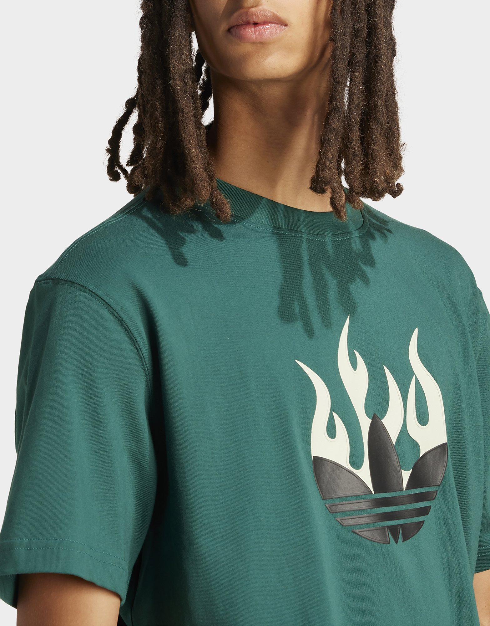 adidas T-shirt logo Flames