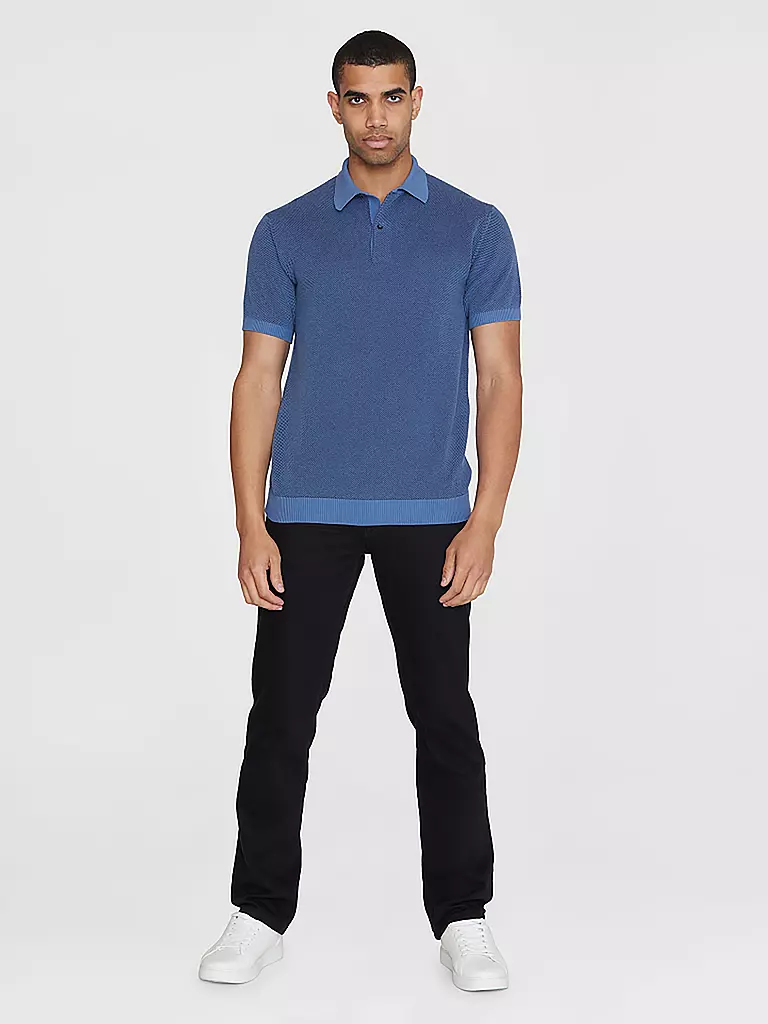 KNOWLEDGE COTTON APPAREL Poloshirt  blau
