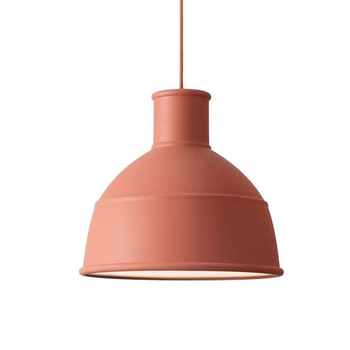 Muuto - Unfold Pendelleuchte, terrakotta