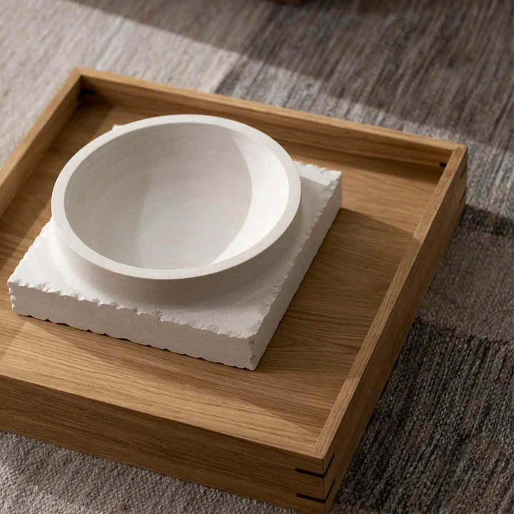 Kristina Dam Studio - Japanese Tray L, Eiche geölt (dunkel)