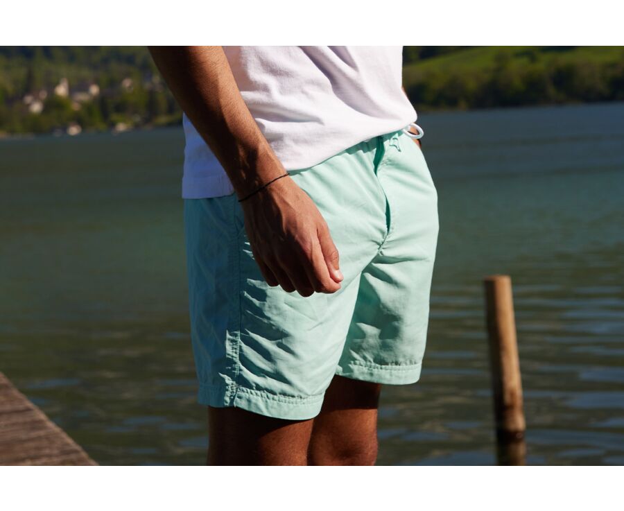 Short de bain homme Vert Menthe - BRENTAN