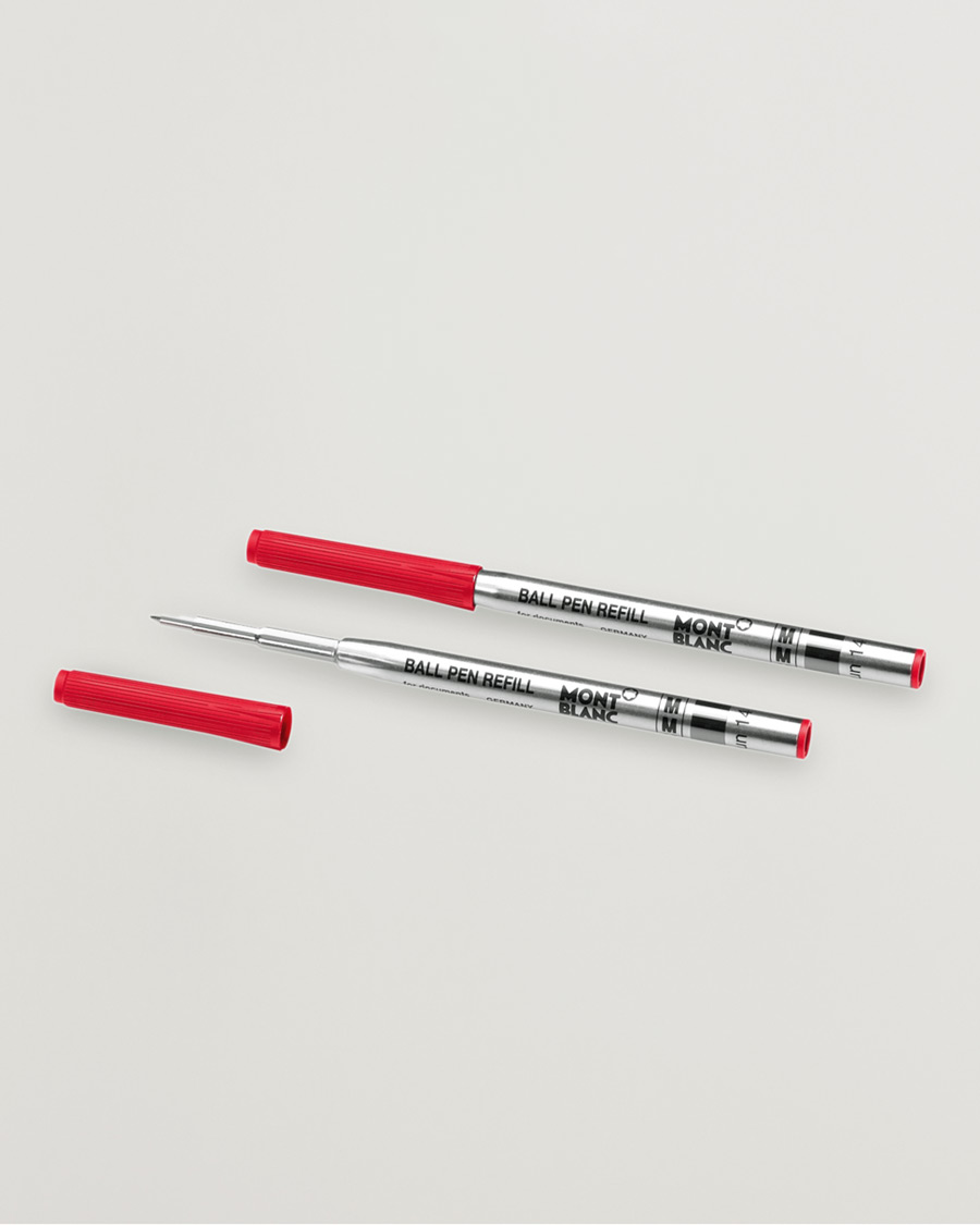 Montblanc 2 Ballpoint Pen Refills Modena Red