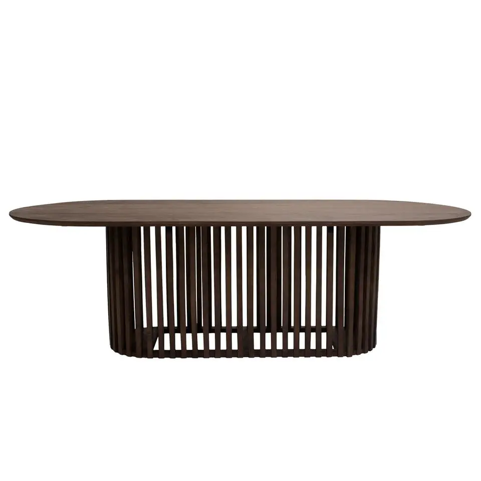 Eettafel Donkerbruin Mangohout - 250x110x76cm - Ferran