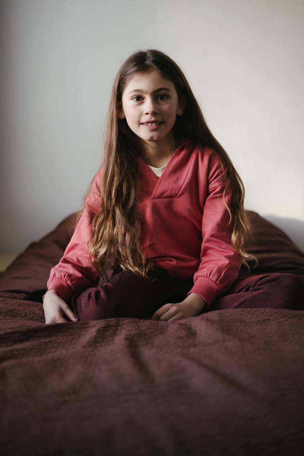 LEVV hoodie NICOLE koraal roze