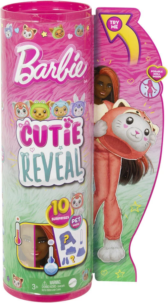 BARBIE® - POUPEE BARBIE CUTIE REVEAL - PANDA ROUX