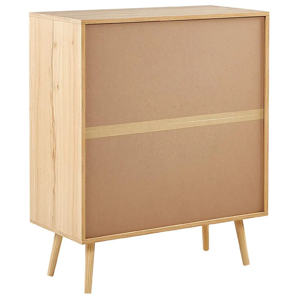 PEROTE - Commode - Lichte houtkleur - Rotan
