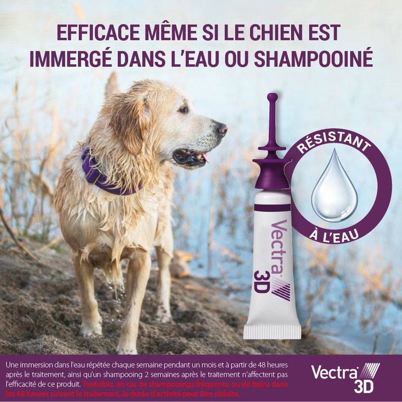 Vectra 3D Solution Spot-on pour les chiens de 1,5 à 4 kg