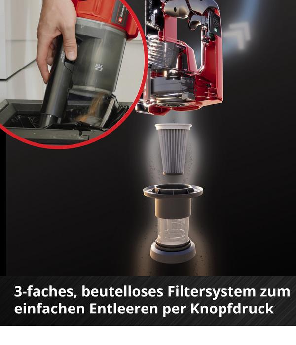 Einhell Akku-Stielstaubsauger TE-SV 18 Li-Solo
