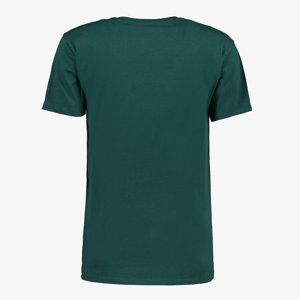 Unsigned heren T-shirt donkergroen ronde hals