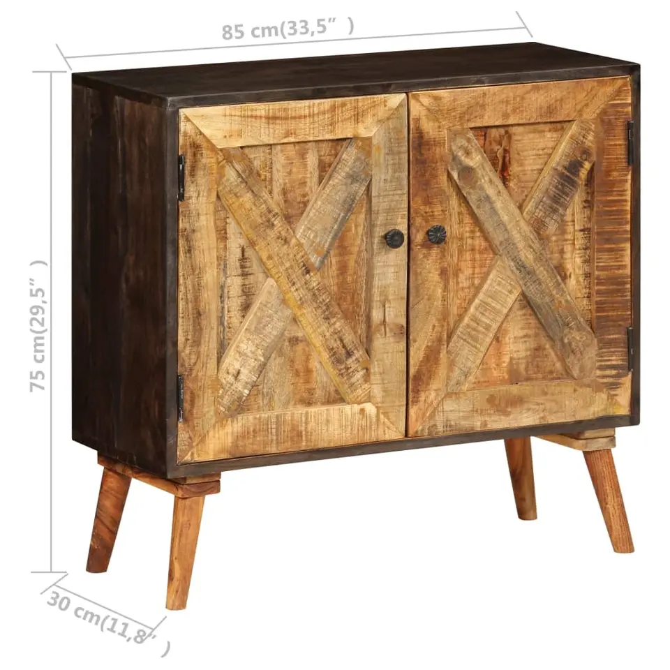 vidaXL - Dressoir - Bruin - Hout - 85 x 30 x 75 cm