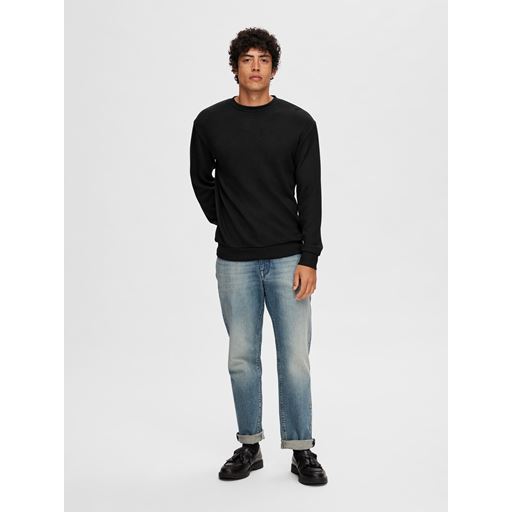 Selected Homme Emanuel Soft Sweatshirt, Black, L