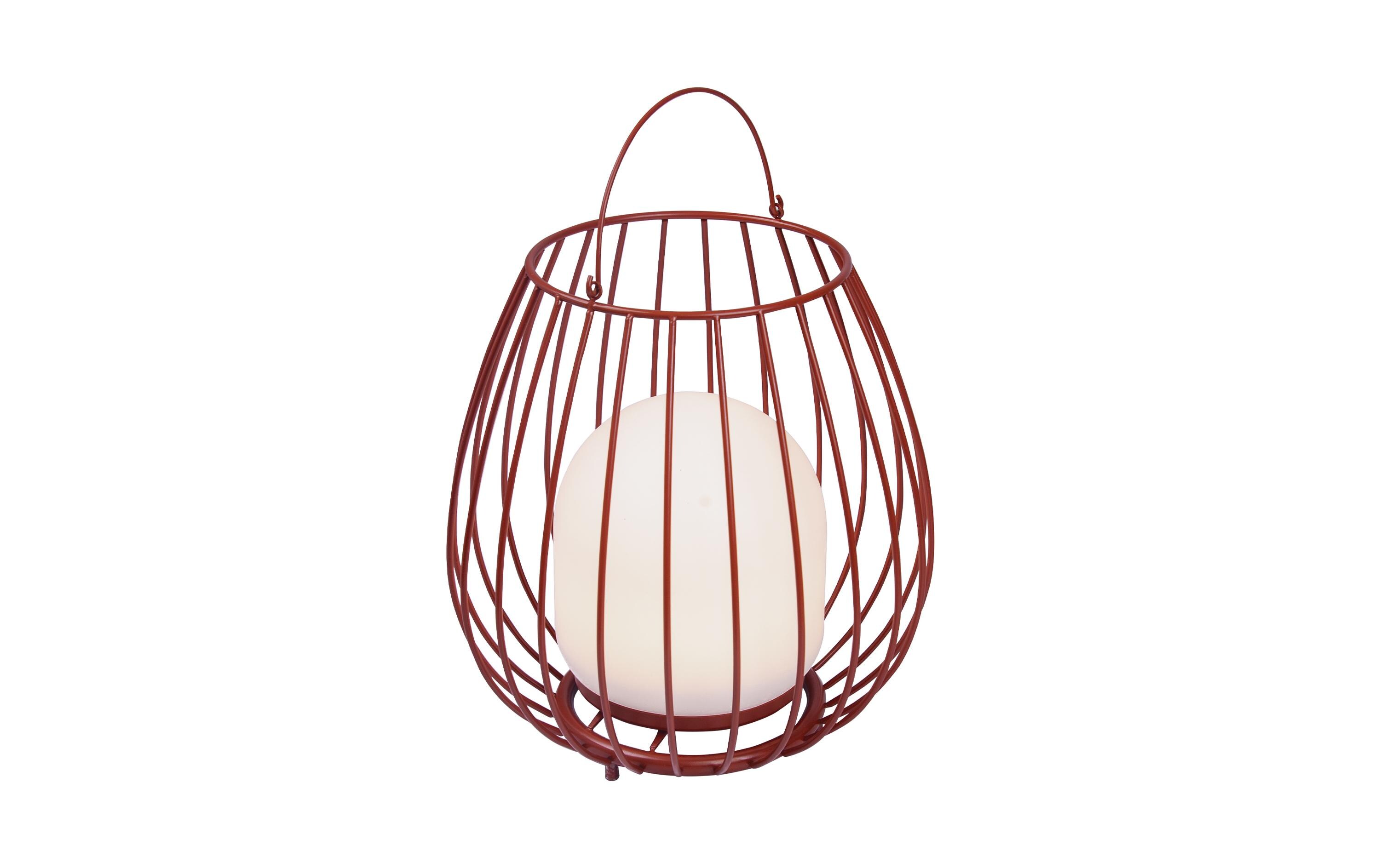Laterne Jim To Go, RotTragbare Lampe