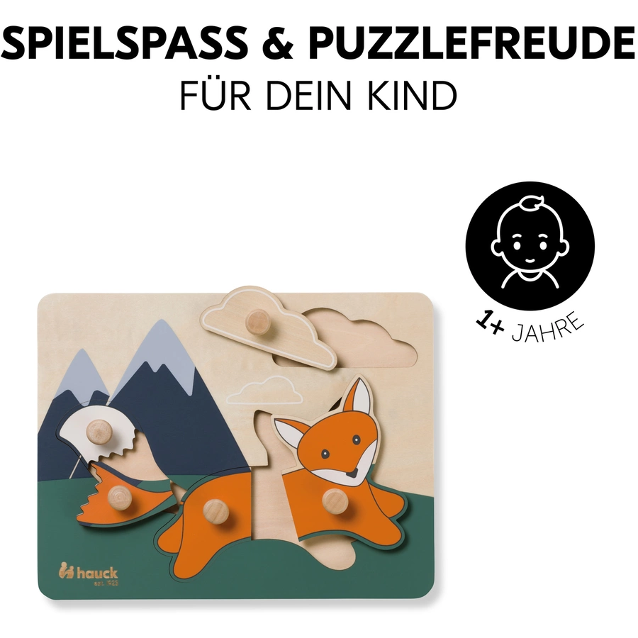 hauck Steckpuzzle Puzzle N Sort Fox