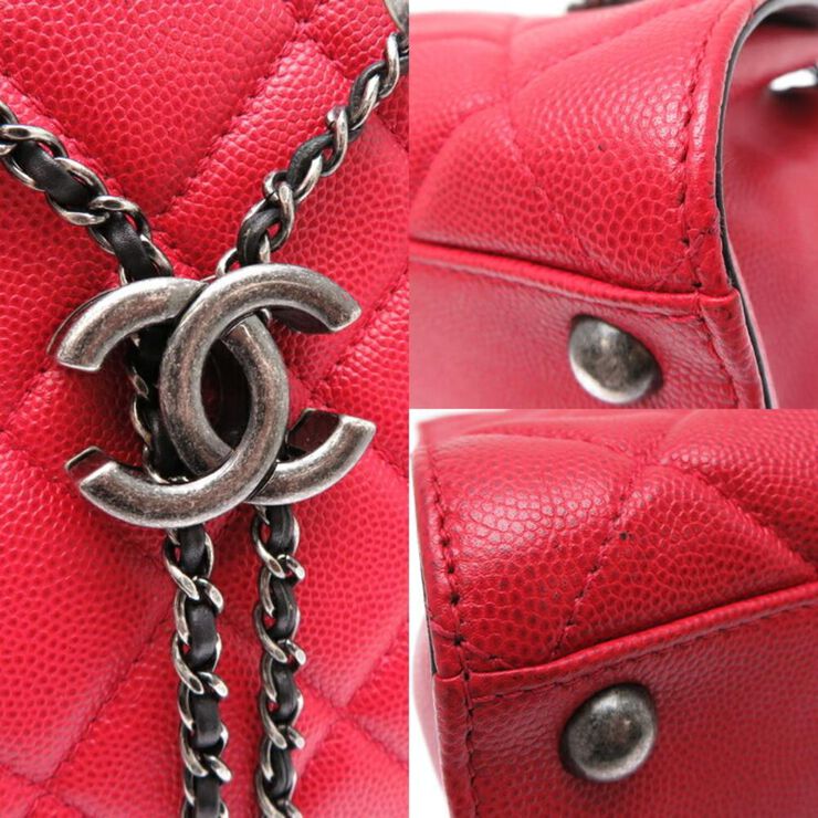Chanel Vintage Chanel Crossbody Bag Red