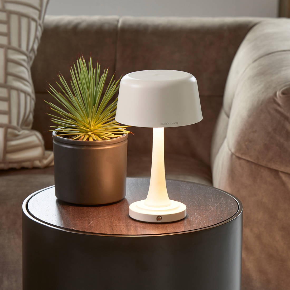 Riviera Maison tafellamp RM Bellagio LED Table Lamp white