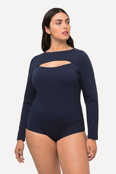 Body, Cut-Out, Slim, Langarm