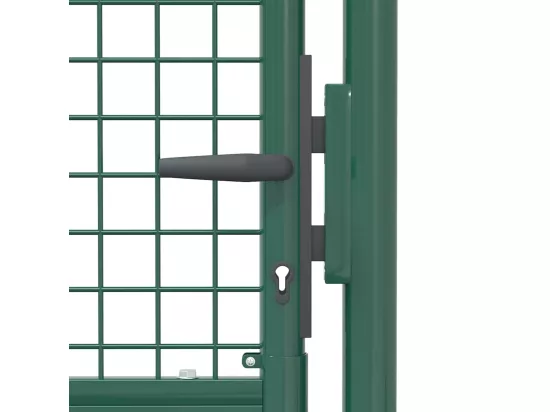 Portail de cl?ture acier 100x75 cm vert