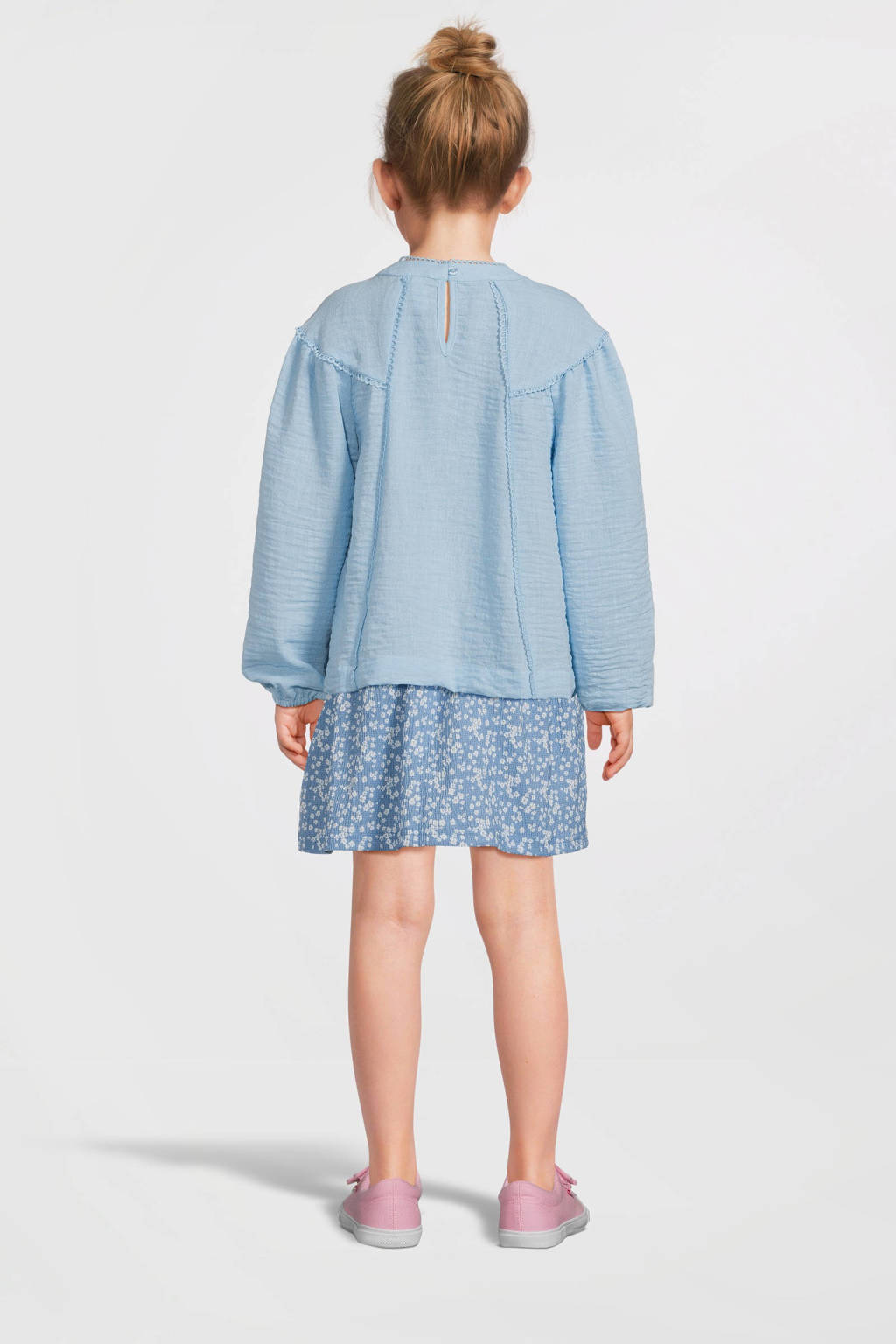 VERO MODA GIRL top VMCHRIS lichtblauw