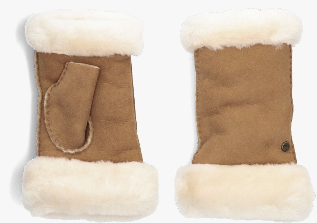 UGG cognac ugg handschoenen sheepskin fingerless glove