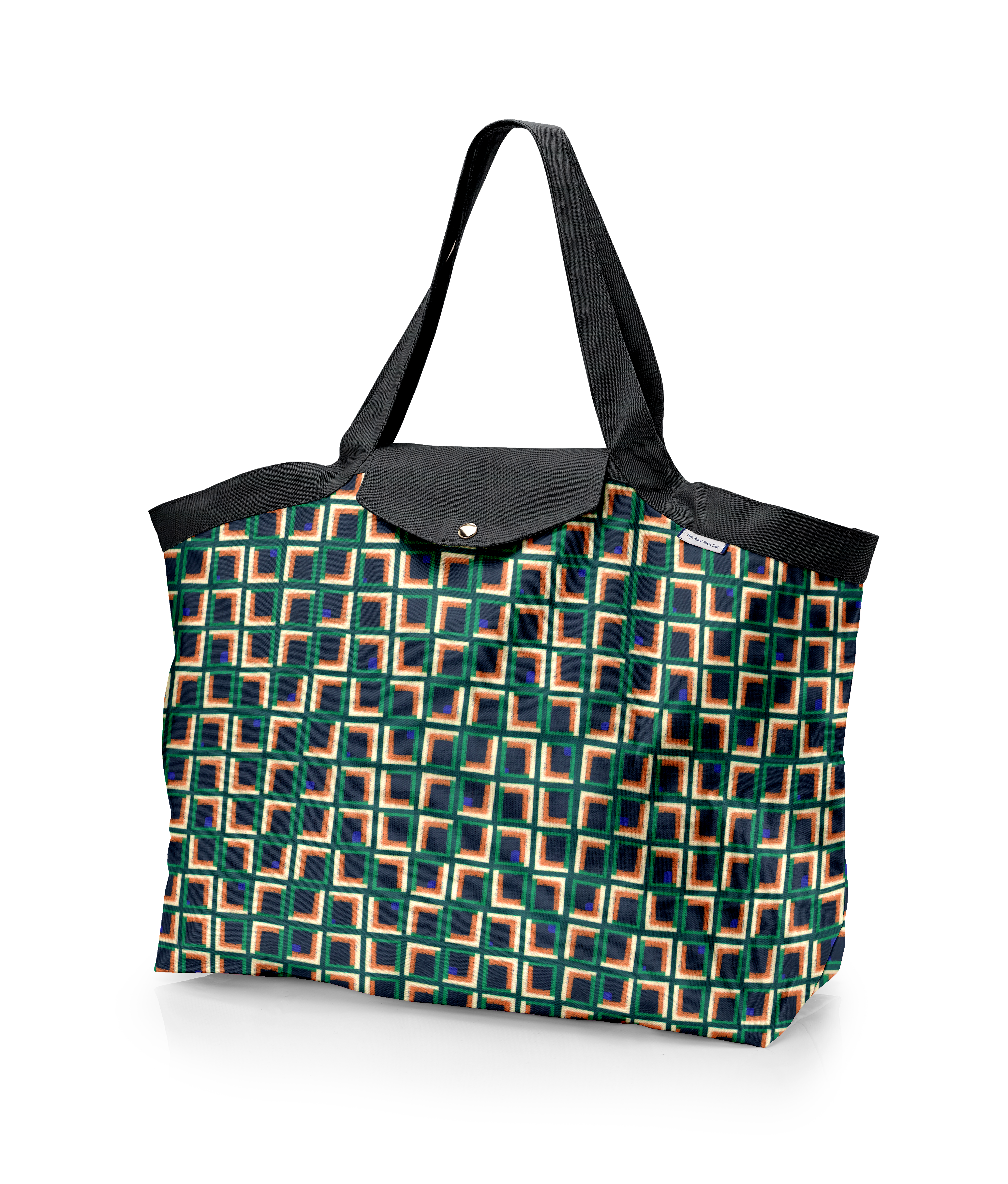 Sac Cabas Grand Carré D'art