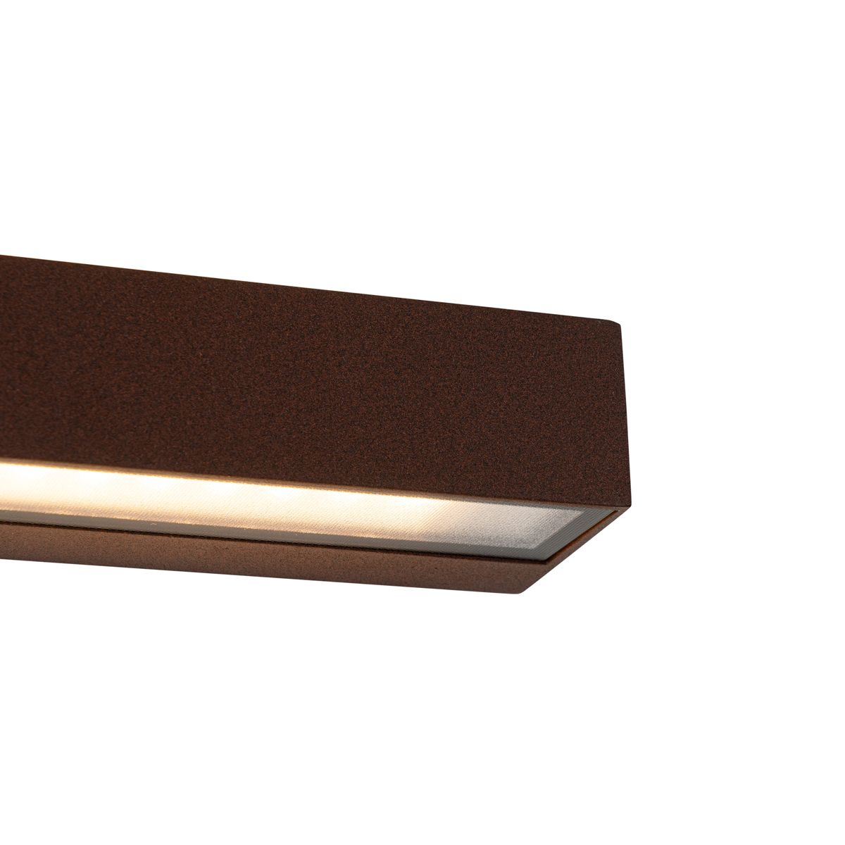 Industriële wandlamp roestbruin incl. LED IP65 - Steph