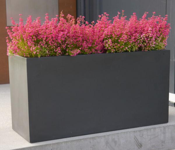 Eastwest Fiberglas-Pflanztrog, rechteckig,