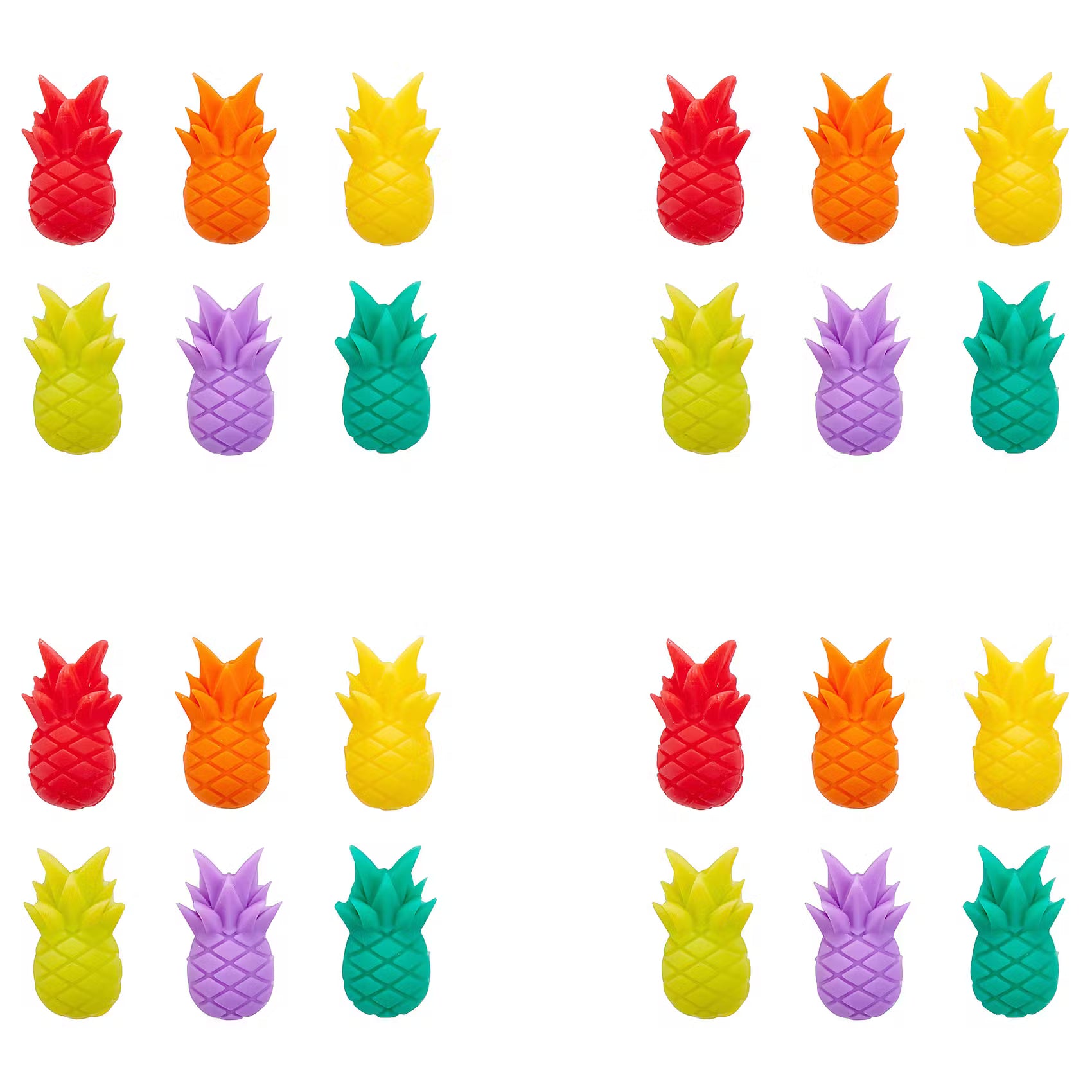 MY DRINK Glasmarker Ananas 4er-Set