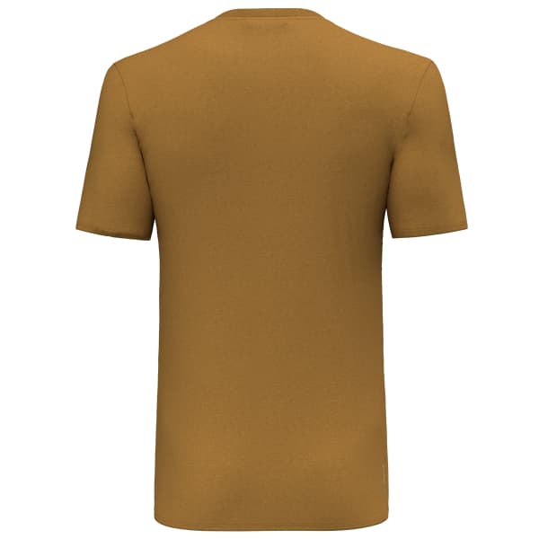 T-shirt randonnée SALEWA SOLIDLOGO DRY M T-SHIRT GOLDEN BROWN
