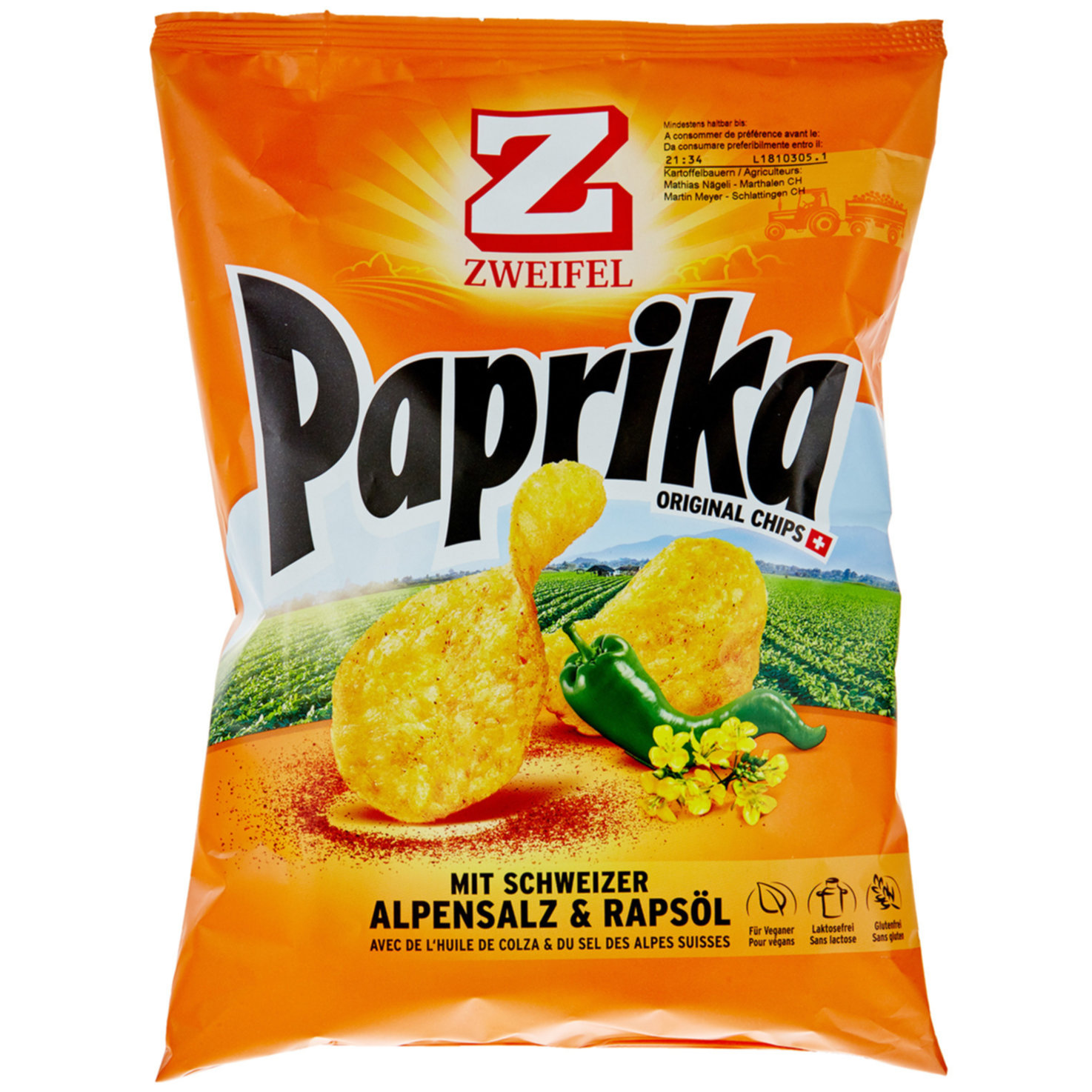 Zweifel Chips Paprika