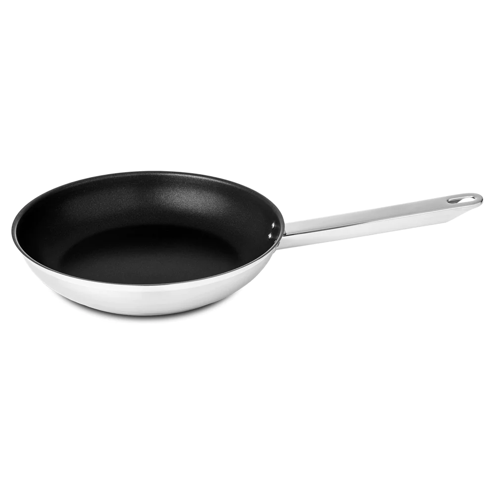 Poêle conique antiadhérente 20 cm inox revêtu Atlantico Silampos