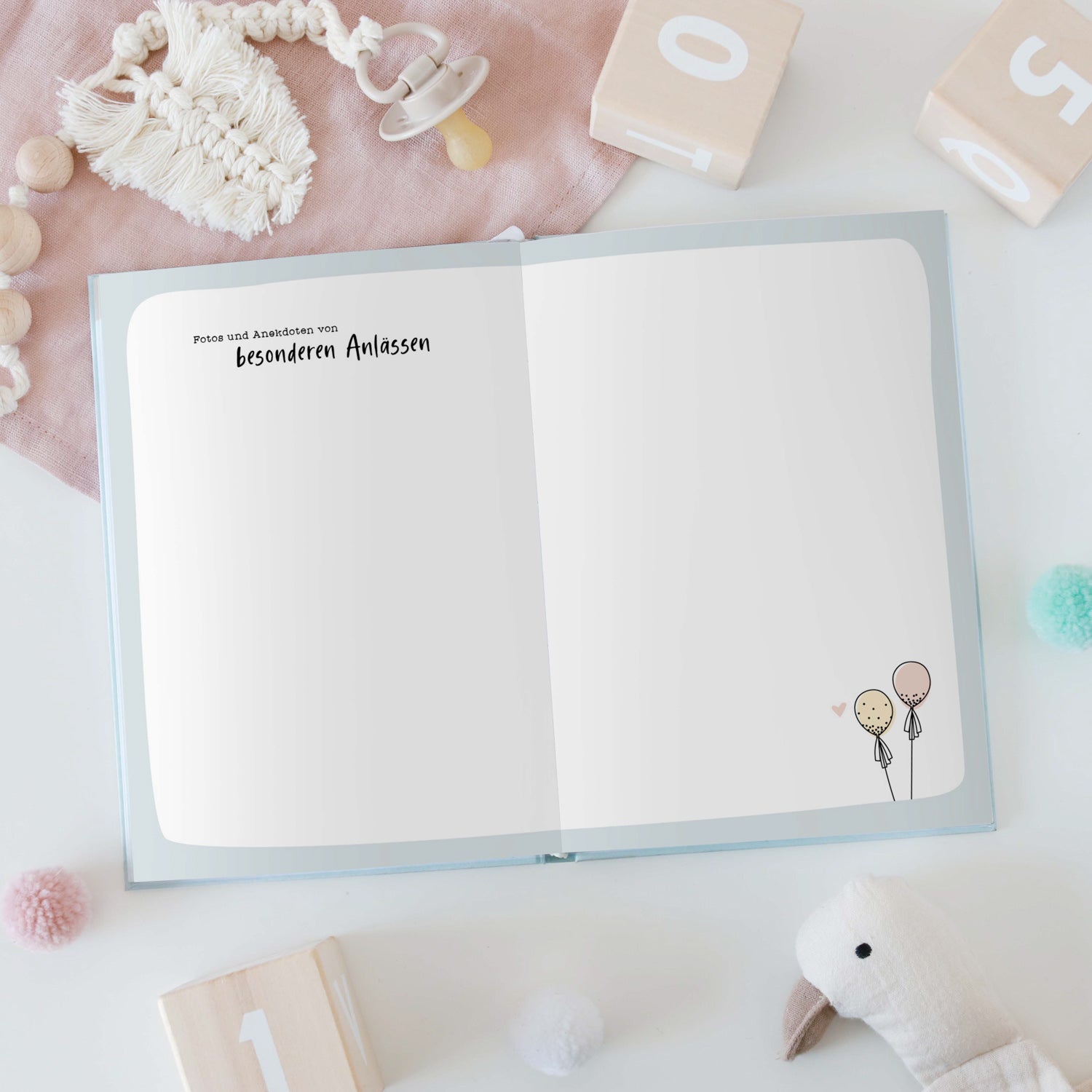 Baby-Tagebuch „Kleine Glasmomente
