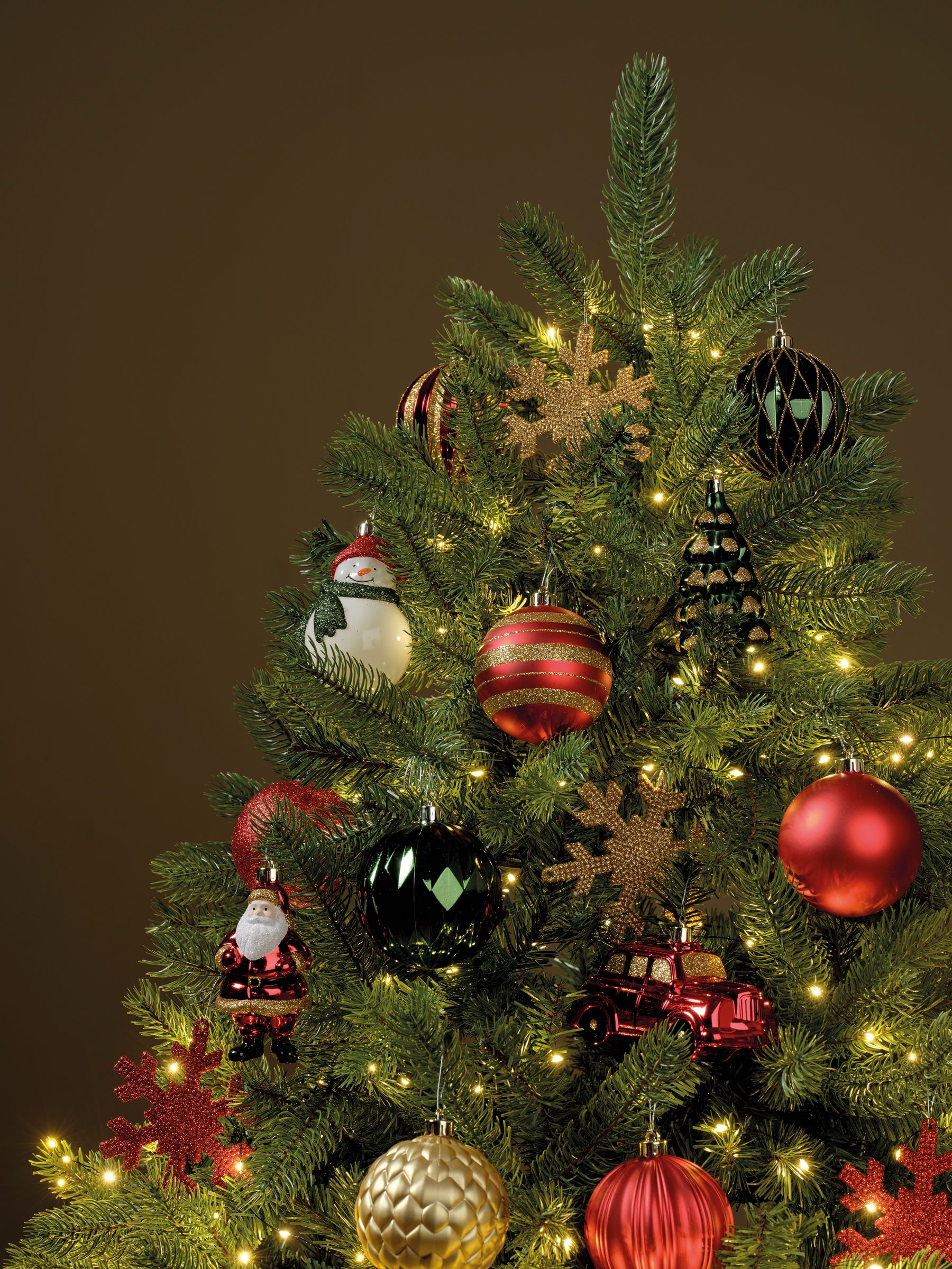 Decoris Decoris 25 Pieces onbreekbare Kerstmis ballen