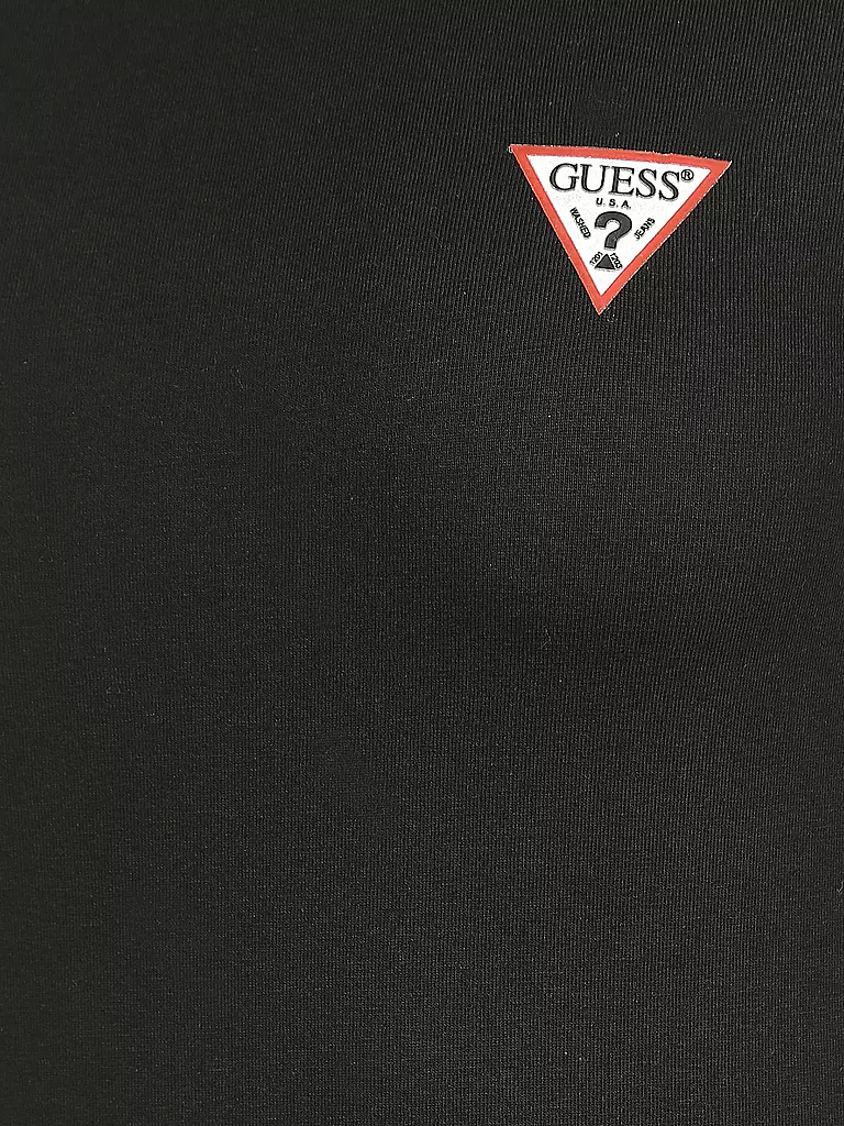 GUESS T-Shirt schwarz