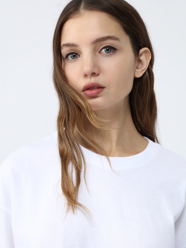 Camiseta oversized - Branca