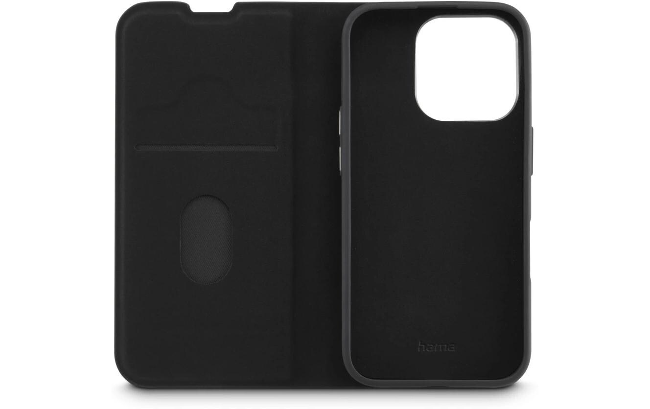 Book Cover Eco Premium Schwarz für iPhone 16Hama Eco Premium Handy-Schutzhülle 15.5 cm (6.1