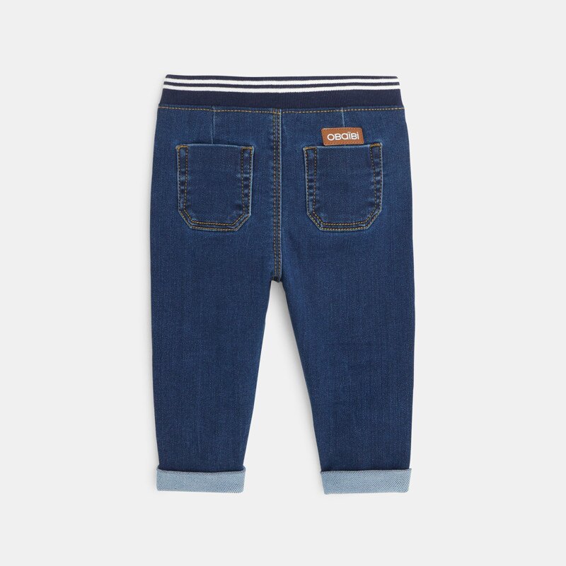 Jean denim confort ultra stretch bleu bébé garçon Bleu