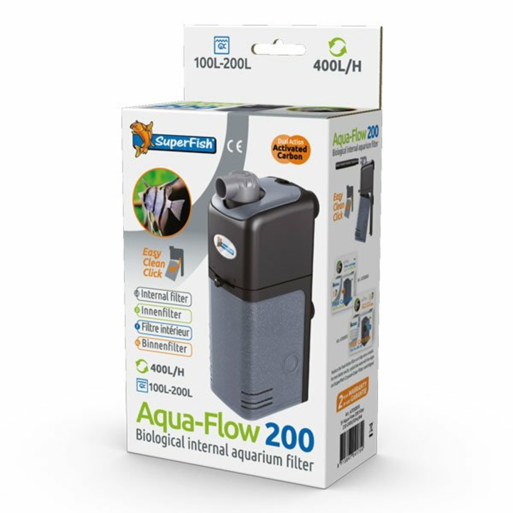 Aquaflow 200 : pour aquarium jusqu'à 200 litres