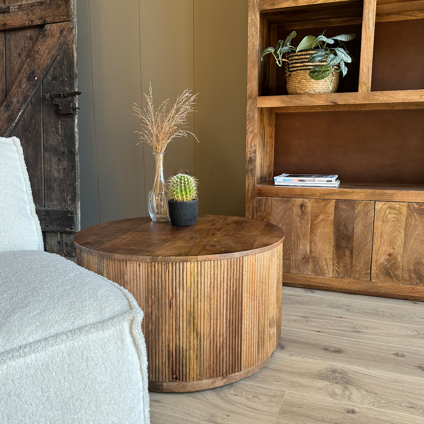 Old inn wonen salontafel Rome box bruin groot
