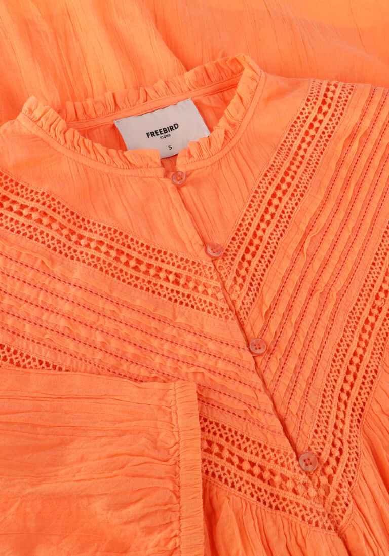 FREEBIRD oranje freebird mini jurk davin