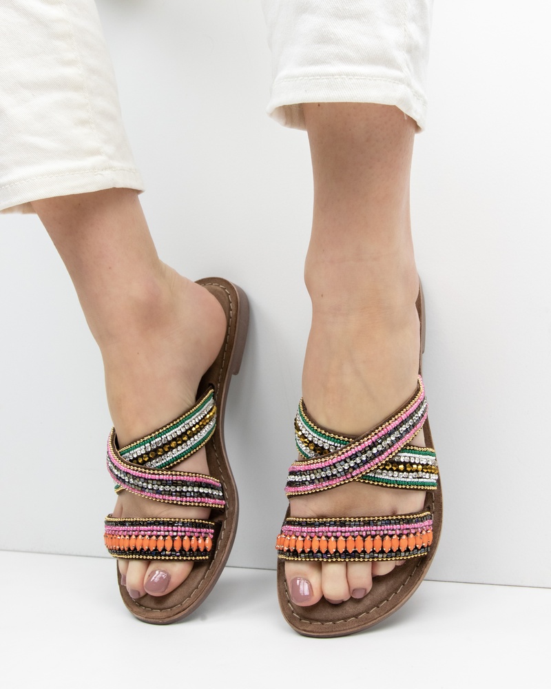Lazamani Slippers  - multi