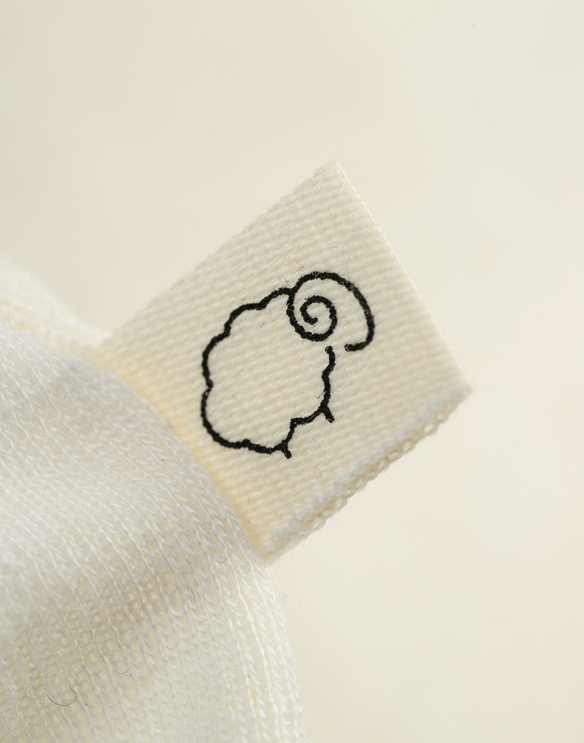 Romper met bandjes van merinowol/zijde voor baby's