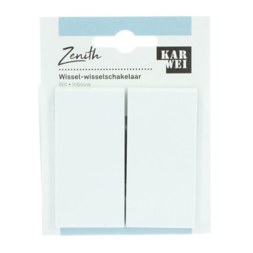 KARWEI Zenith wissel-wisselschakelaar wit