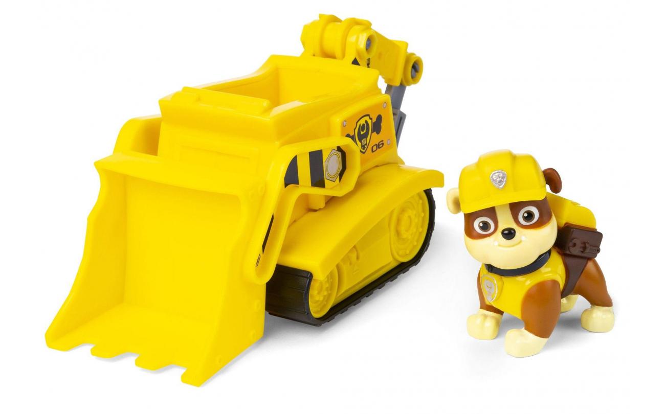 PAW Patrol Voertuig met pup Rubble