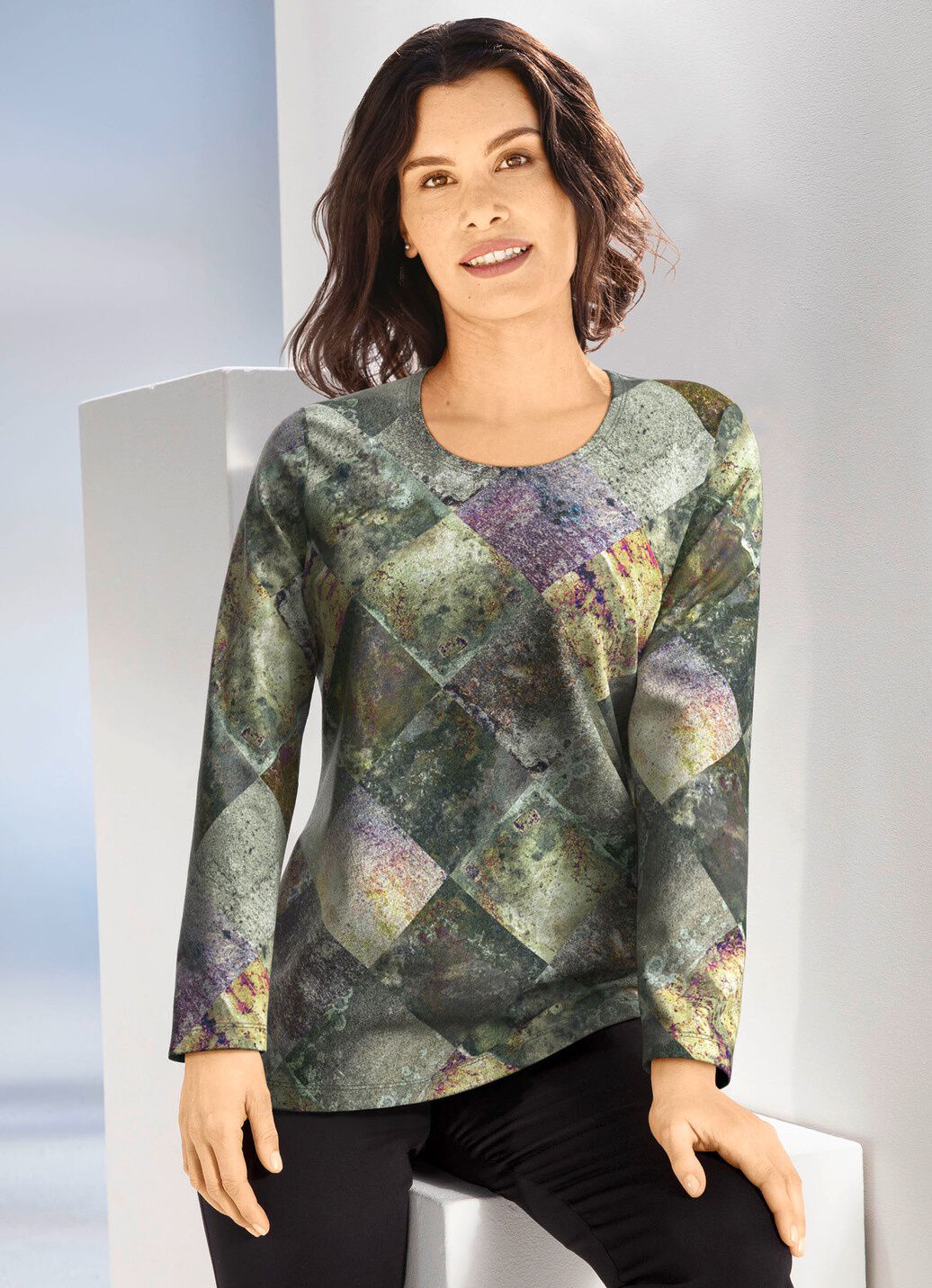 Pullover in Feinstrick