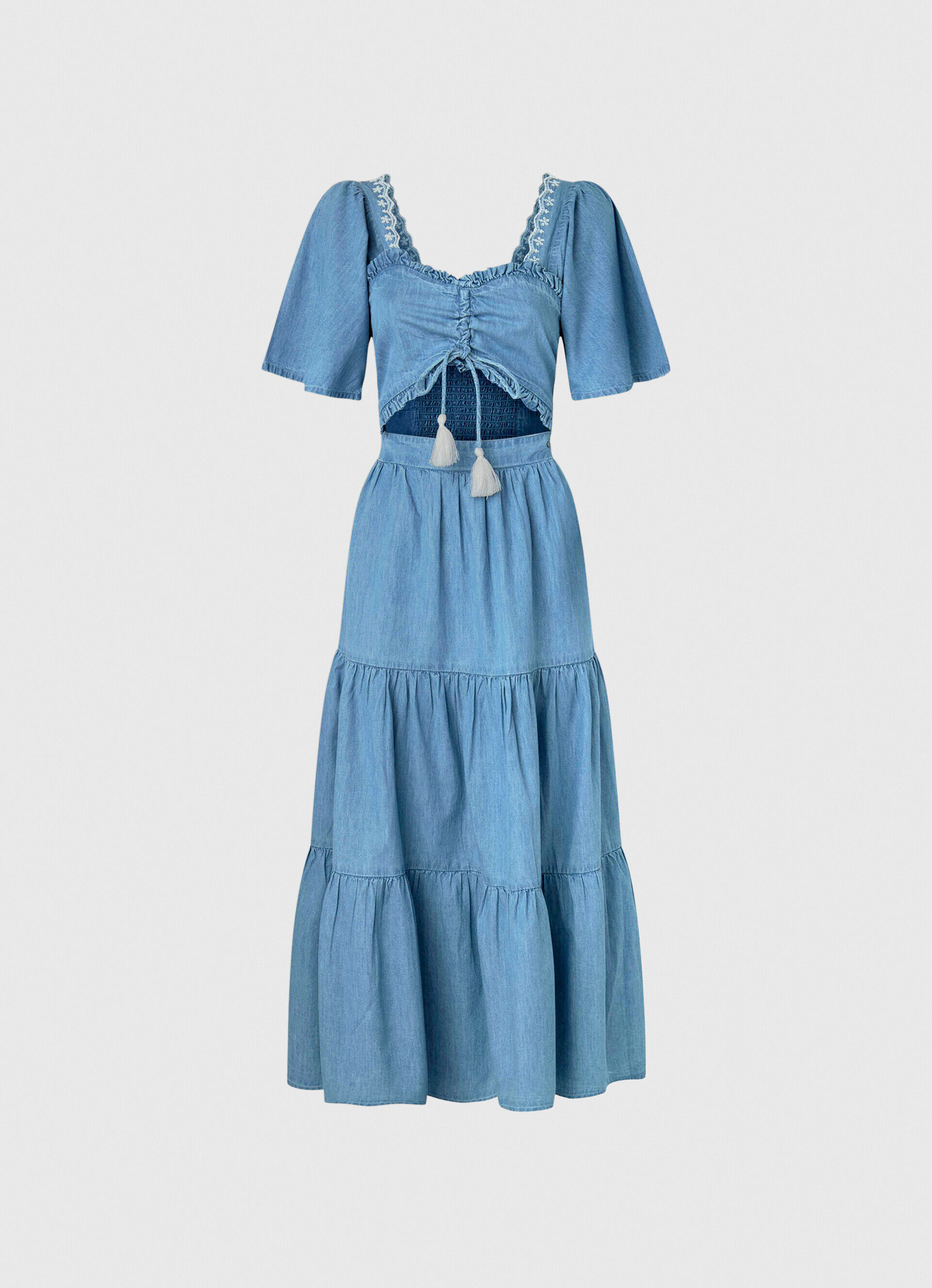 VESTIDO JEANS - azul