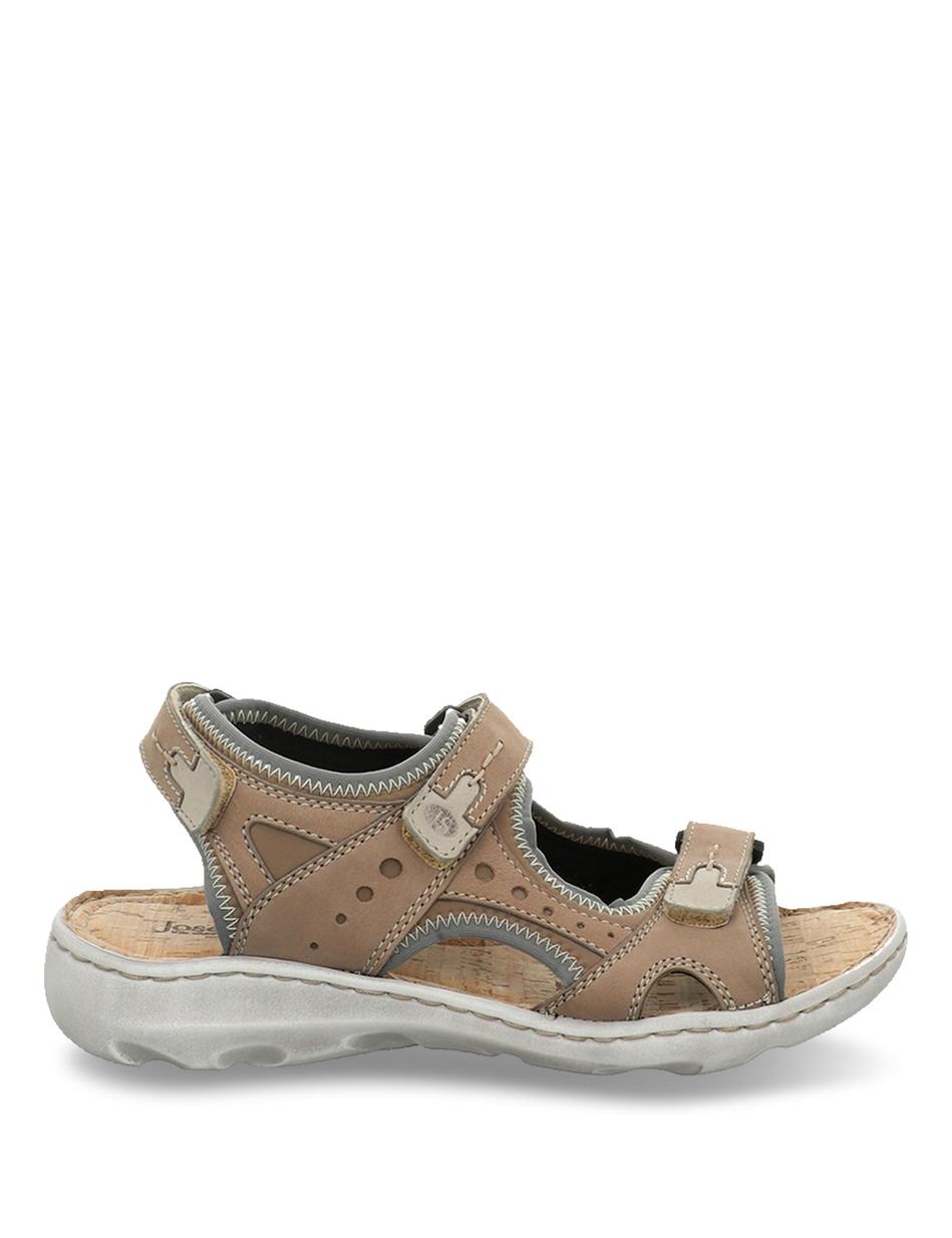 Sandale Lene 02, taupe-kombi
