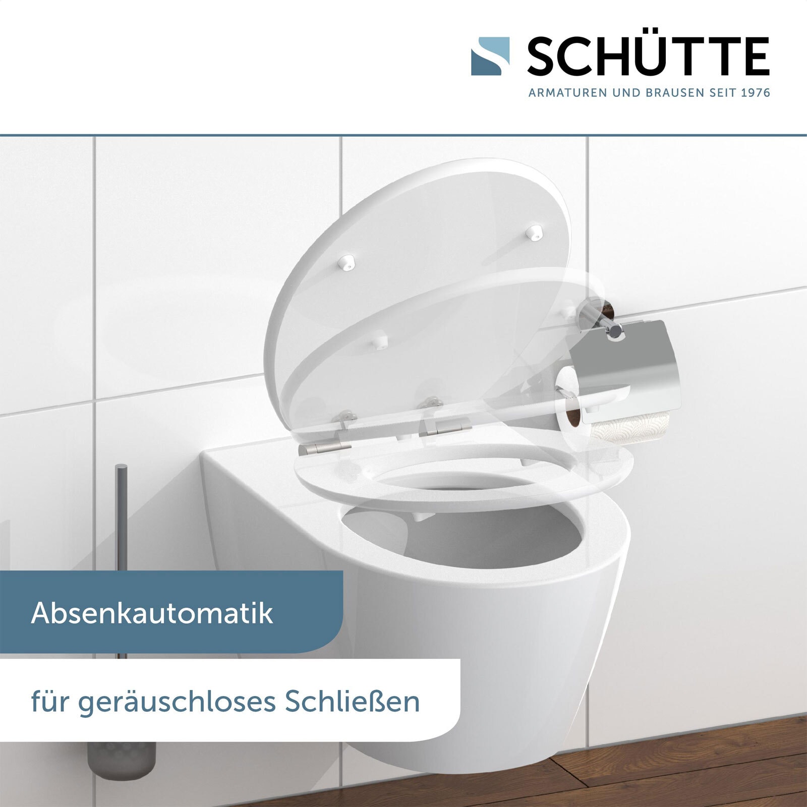 SCHÜTTE WC-Sitz Diamond Weiß Highgloss Absenkautomatik
