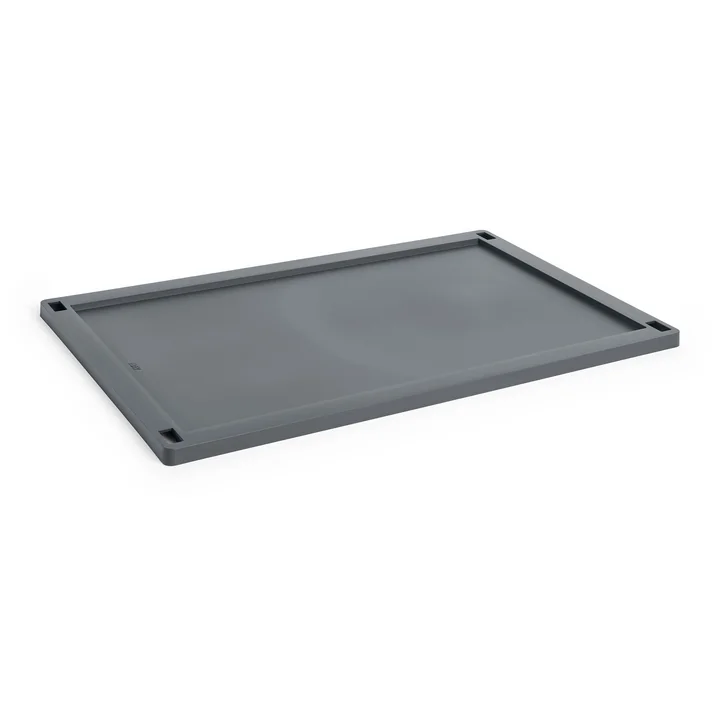 HAY - Colour Crate Kunststoffdeckel L, charcoal
